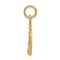 14K Yellow Gold Scales Of Justice Charm Law Jewelry 21mm x 13mm
